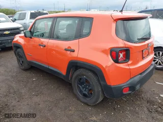 2017 Jeep Renegade Sport with VIN ZACCJAABXHPF03797, listed as a IAAI auction lot 41949519 with 148,114 mi miles. Bid and sale history available at carsss.com. Image 3.