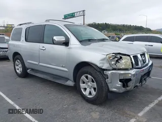 2006 Nissan Armada LE z VIN 5N1AA08B06N708229, wystawiony jako IAAI lot #42203762 z przebiegiem 166 590 mil mil oraz . Historia ofert i sprzedaży dostępna na DreamBid. Obrazek 1.