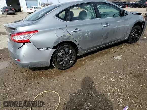 2013 Nissan Sentra S with VIN 3N1AB7AP1DL687066, listed as a Copart auction lot 50777695 with 84,332 mi miles and Salvage Title. Bid and sale history available at DreamBid. Image 13.
