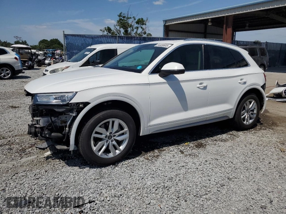 2020 Audi Q5 Premium with VIN WA1ANAFY9L2119029, listed as a Copart auction lot 54489685 with 64,031 mi miles and Non Repairable. Bid and sale history available at carsss.com. Image 1.