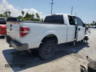 2014 Ford F-150 XL with VIN 1FTEX1CM5EFA57031, listed as a Copart auction lot 57641975 with 280,074 mi miles and Salvage title. Bid and sale history available at DreamBid. Image 3.