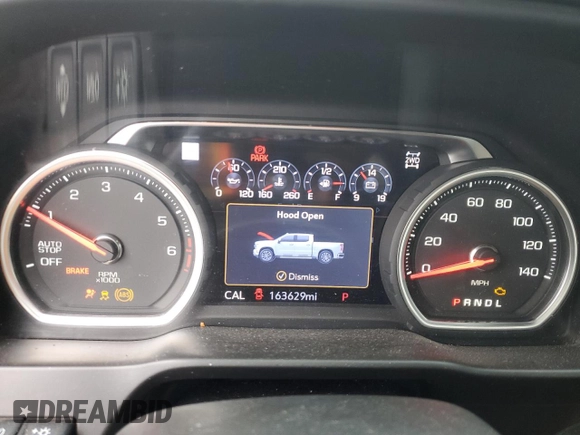 2019 Chevrolet Silverado 1500 High Country with VIN 1GCUYHEL9KZ311727, listed as a Copart auction lot 43365025 with 163,629 mi miles and Salvage Title. Bid and sale history available at carsss.com. Image 9.