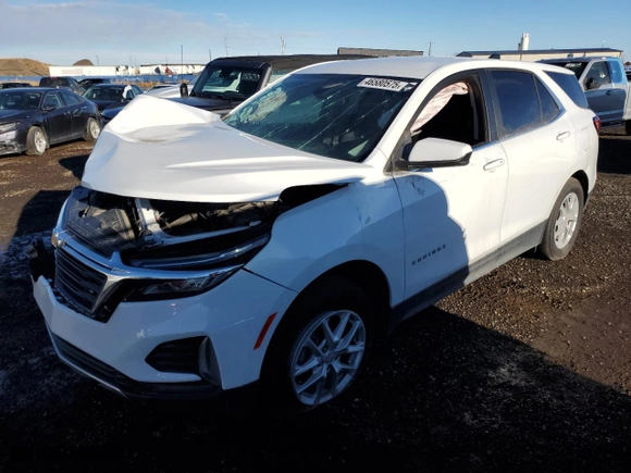 2023 Chevrolet Equinox LT with VIN 3GNAXUEG4PS180848, listed as a Copart auction lot 46580575 with 26,858 mi miles and Non Repairable. Bid and sale history available at carsss.com. Image 1.