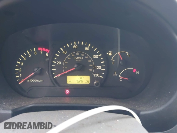2005 Hyundai Accent GLS with VIN KMHCG45CX5U614083, listed as a IAAI auction lot 41006582 with 72,516 mi miles. Bid and sale history available at carsss.com. Image 7.