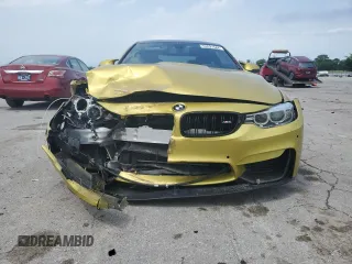 2015 BMW M4 with VIN WBS3R9C51FK334817, listed as a Copart auction lot 53521564 with 51,403 mi miles. Bid and sale history available at carsss.com. Image 5.
