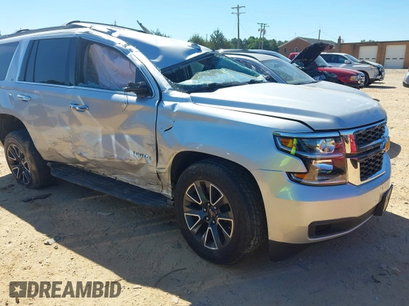 2020 Chevrolet Tahoe LT with VIN 1GNSKBKC5LR121085, listed as a IAAI auction lot 42341677 with 123,579 mi miles and . Bid and sale history available at DreamBid. Image 1.