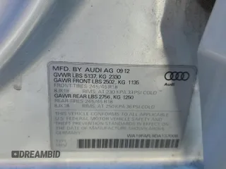2013 Audi allroad Premium with VIN WA19FAFL9DA137008, listed as a Copart auction lot 78037574 with 122,638 mi miles and Salvage Title. Bid and sale history available at carsss.com. Image 14.