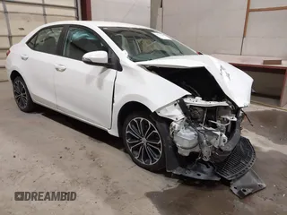 2016 Toyota Corolla L with VIN 5YFBURHE8GP465188, listed as a IAAI auction lot 41714985 with 101,943 mi miles. Bid and sale history available at carsss.com. Image 1.