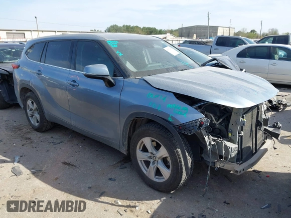 2021 Toyota Highlander L with VIN 5TDZZRAH6MS034453, listed as a IAAI auction lot 41779805 with 128,574 mi miles and . Bid and sale history available at DreamBid. Image 1.
