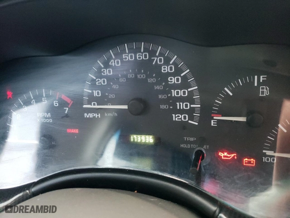 2001 Chevrolet Malibu with VIN 1G1ND52J316254306, listed as a Copart auction lot 45296505 with 173,936 mi miles and Salvage Title. Bid and sale history available at carsss.com. Image 9.