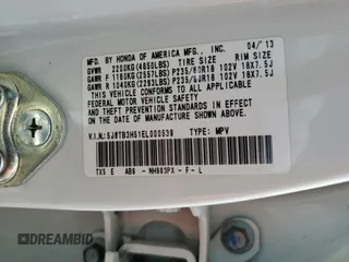 2014 Acura RDX Technology z VIN 5J8TB3H51EL000539, wystawiony jako Copart lot #55937555 z przebiegiem 70 557 mil mil oraz Szkoda całkowita • Salvage title. Historia ofert i sprzedaży dostępna na DreamBid. Obrazek 13.