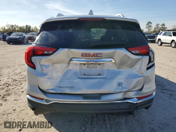 2018 GMC Terrain SLT Diesel with VIN 3GKALREUXJL141940, listed as a Copart auction lot 84225624 with 120,102 mi miles and Salvage Title. Bid and sale history available at DreamBid. Image 6.