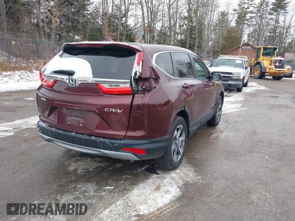 2017 Honda CR-V EX-L with VIN 5J6RW2H8XHL064045, listed as a IAAI auction lot 41311602 with 62,671 mi miles. Bid and sale history available at carsss.com. Image 4.