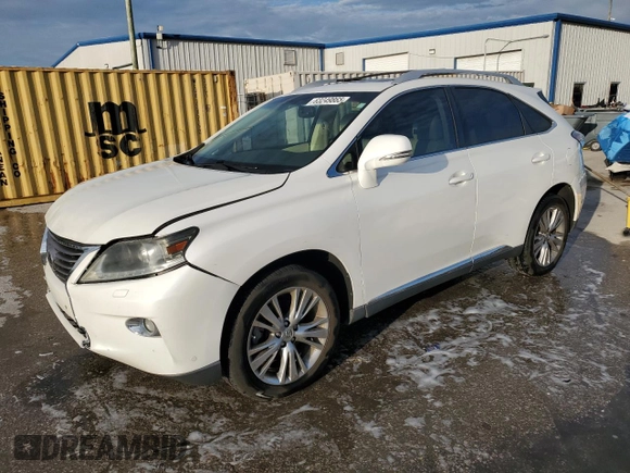2013 Lexus RX 350 with VIN 2T2ZK1BA9DC103292, listed as a Copart auction lot 63249865 with 122,845 mi miles and Salvage title. Bid and sale history available at DreamBid. Image 1.