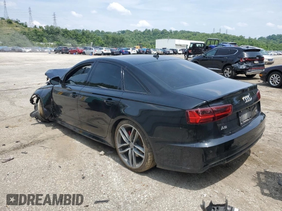 2017 Audi A6 Competition Prestige with VIN WAUF3AFC5HN038778, listed as a Copart auction lot 56790373 with 0 mi miles. Bid and sale history available at carsss.com. Image 2.