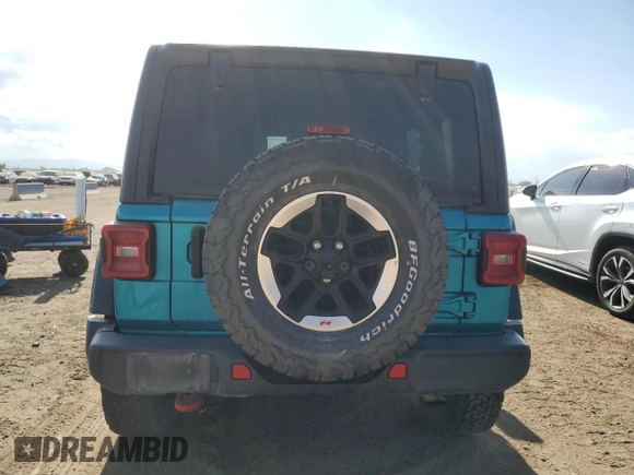 2020 Jeep Wrangler Unlimited Rubicon z VIN 1C4HJXFN2LW300085, wystawiony jako Copart lot #58085445 z przebiegiem 29 545 mil mil oraz Szkoda całkowita • Salvage title. Historia ofert i sprzedaży dostępna na DreamBid. Obrazek 6.