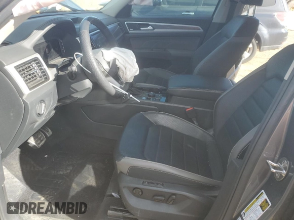 2022 Volkswagen Atlas SEL Premium R-Line with VIN 1V2FR2CA9NC506401, listed as a Copart auction lot 49092305 with 54,571 mi miles and Salvage title. Bid and sale history available at DreamBid. Image 7.