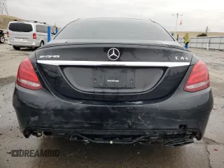 2017 Mercedes-Benz C 43 AMG with VIN 55SWF6EB1HU198007, listed as a Copart auction lot 48469895 with 110,341 mi miles and Salvage Title. Bid and sale history available at DreamBid. Image 6.
