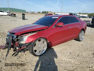 2013 Cadillac ATS Luxury with VIN 1G6AB5SX0D0126857, listed as a Copart auction lot 44003335 with 129,220 mi miles and Salvage Title. Bid and sale history available at carsss.com. Image 1.