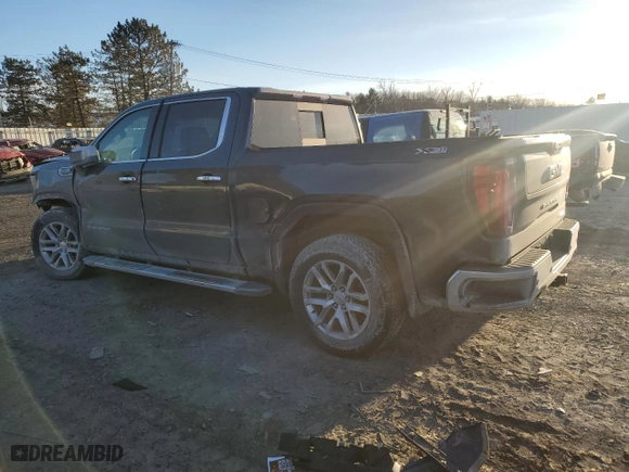 2022 GMC Sierra 1500 SLT with VIN 1GTU9DED5NZ175017, listed as a Copart auction lot 42647105 with 41,068 mi miles and Salvage Title. Bid and sale history available at carsss.com. Image 2.