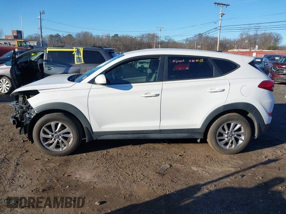 2017 Hyundai Tucson SE with VIN KM8J23A47HU291596, listed as a IAAI auction lot 41289118 with 55,876 mi miles and . Bid and sale history available at DreamBid. Image 14.