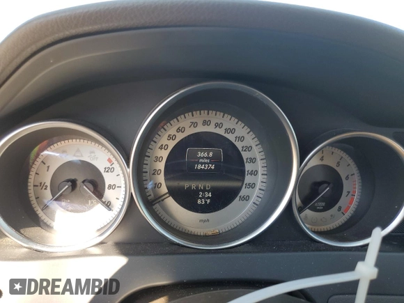 2013 Mercedes-Benz C 250 Sport with VIN WDDGF4HB5DR245894, listed as a Copart auction lot 49035925 with 184,374 mi miles and Salvage Title. Bid and sale history available at DreamBid. Image 9.