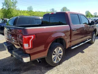 2016 Ford F-150 XLT with VIN 1FTEW1EP3GKD94446, listed as a Copart auction lot 49821574 with 206,534 mi miles and Salvage Title. Bid and sale history available at carsss.com. Image 3.