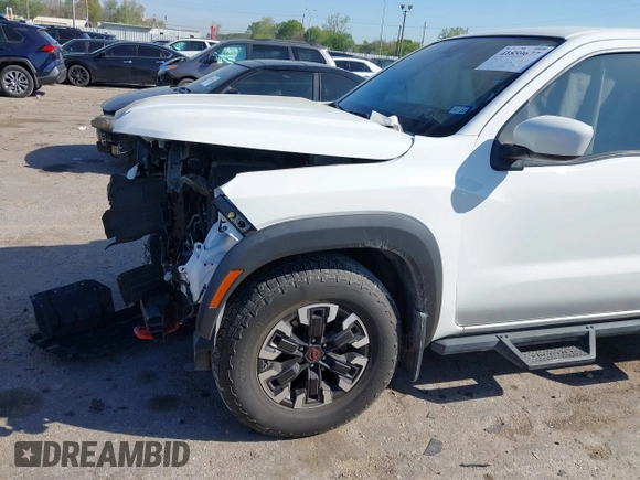2022 Nissan Frontier SV with VIN 1N6ED1EJ2NN685935, listed as a IAAI auction lot 41859677 with 33,153 mi miles and . Bid and sale history available at DreamBid. Image 6.