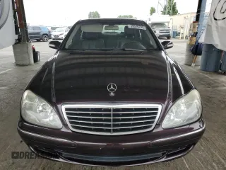 2003 Mercedes-Benz S 500 z VIN WDBNG75JX3A355427, wystawiony jako Copart lot #59576745 z przebiegiem 134 618 mil mil oraz Czysty tytuł • Clean title. Historia ofert i sprzedaży dostępna na DreamBid. Obrazek 5.