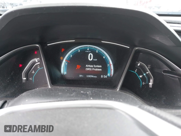 2017 Honda Civic Sedan EX with VIN 2HGFC2F72HH535812, listed as a IAAI auction lot 41894793 with 124,594 mi miles. Bid and sale history available at carsss.com. Image 7.