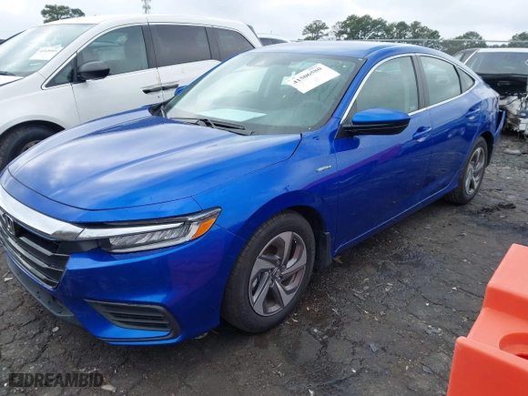 2019 Honda Insight EX with VIN 19XZE4F54KE025545, listed as a IAAI auction lot 41506580 with 19,884 mi miles. Bid and sale history available at carsss.com. Image 17.