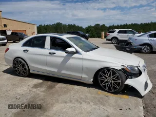 2017 Mercedes-Benz C 300 with VIN WDDWF4JB7HR247545, listed as a Copart auction lot 58122795 with 86,905 mi miles and Clean title. Bid and sale history available at DreamBid. Image 4.