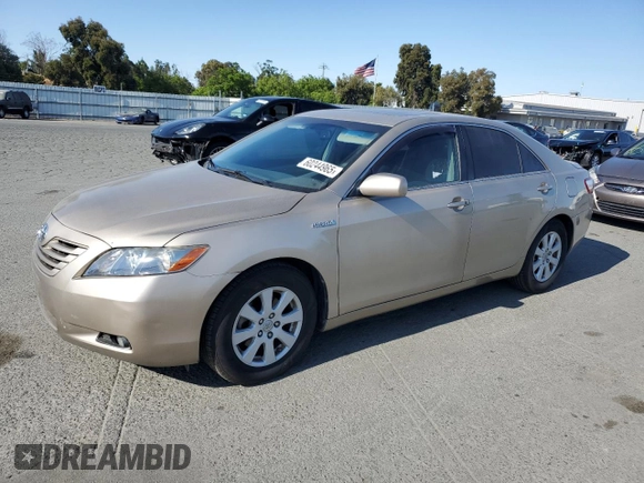 2007 Toyota Camry with VIN 4T1BB46K07U018709, listed as a Copart auction lot 61665455 with 180,266 mi miles and Salvage title. Bid and sale history available at DreamBid. Image 1.