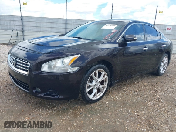 2014 Nissan Maxima S with VIN 1N4AA5AP7EC455739, listed as a IAAI auction lot 42776028 with 149,515 mi miles and . Bid and sale history available at DreamBid. Image 2.