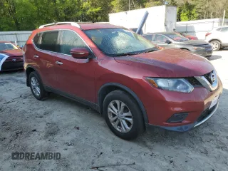 2015 Nissan Rogue S with VIN KNMAT2MV1FP582414, listed as a Copart auction lot 52733225 with Not Provided miles and Clean Title. Bid and sale history available at DreamBid. Image 4.