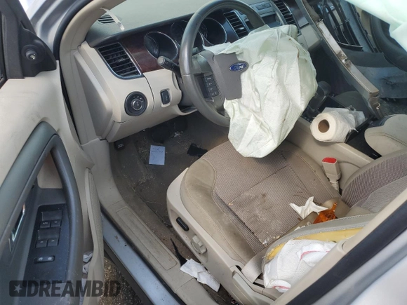 2011 Ford Taurus SEL with VIN 1FAHP2EW3BG188438, listed as a Copart auction lot 75275154 with Not Provided miles and Salvage Title. Bid and sale history available at DreamBid. Image 8.