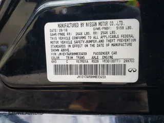 2017 Infiniti Q50 Premium с VIN JN1EV7AR9HM833459, выставлен на аукционе IAAI как лот 42202131 с пробегом 44 708 миль миль и . История ставок и продаж доступна на DreamBid. Изображение 9.
