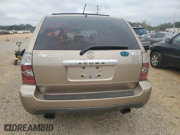 2004 Acura MDX Touring Pkg with VIN 2HNYD18644H552098, listed as a Copart auction lot 75460204 with 0 mi miles and Salvage Title. Bid and sale history available at carsss.com. Image 6.