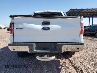 2013 Ford F-150 XL with VIN 1FTFW1EF8DFC59091, listed as a Copart auction lot 61582485 with 107,640 mi miles and Salvage title. Bid and sale history available at DreamBid. Image 6.