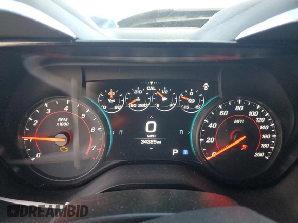 2018 Chevrolet Camaro ZL1 with VIN 1G1FK1R61J0152283, listed as a Copart auction lot 50151475 with 34,325 mi miles and Clean Title. Bid and sale history available at DreamBid. Image 9.