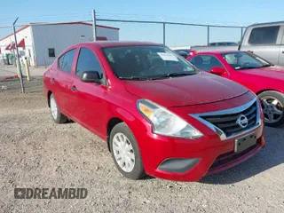 2015 Nissan Versa SV with VIN 3N1CN7AP2FL814524, listed as a IAAI auction lot 42013634 with 90,140 mi miles. Bid and sale history available at carsss.com. Image 1.