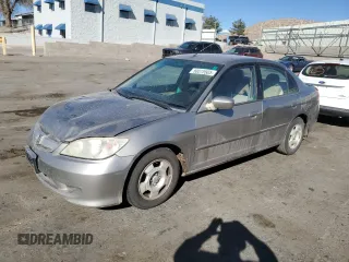 2005 Honda Civic with VIN JHMES96615S012992, listed as a Copart auction lot 50015585 with Not Provided miles and Clean Title. Bid and sale history available at DreamBid. Image 1.