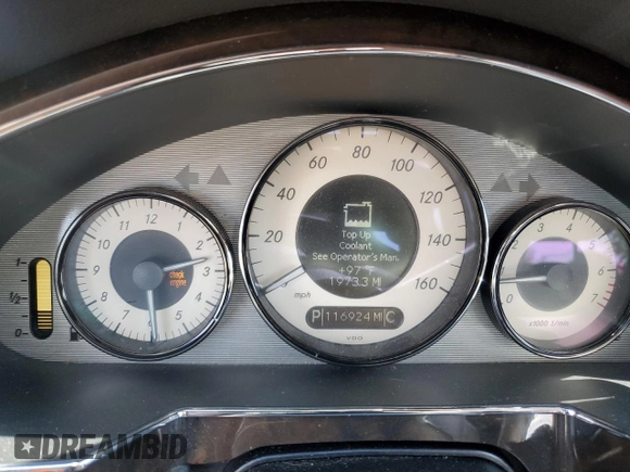 2009 Mercedes-Benz CLS 550 with VIN WDDDJ72X09A144730, listed as a Copart auction lot 62797235 with 116,924 mi miles and Salvage title. Bid and sale history available at DreamBid. Image 9.