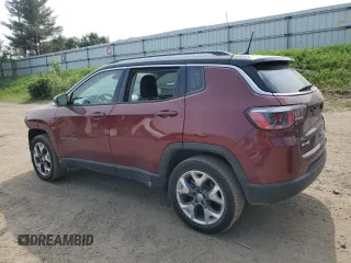 2020 Jeep Compass Limited z VIN 3C4NJDCB7LT193830, wystawiony jako Copart lot #60844545 z przebiegiem 42 634 mil mil oraz Szkoda całkowita • Salvage title. Historia ofert i sprzedaży dostępna na DreamBid. Obrazek 2.