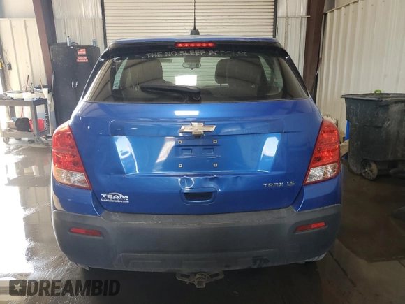 2016 Chevrolet Trax LS with VIN KL7CJKSB5GB614753, listed as a Copart auction lot 48830165 with 185,951 mi miles and Clean Title. Bid and sale history available at carsss.com. Image 6.