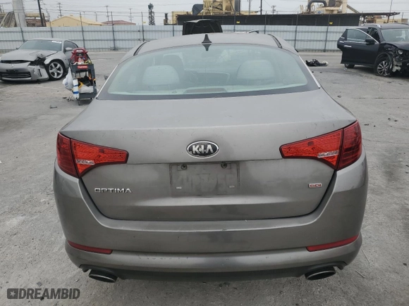 2013 Kia Optima LX with VIN 5XXGM4A74DG098556, listed as a Copart auction lot 49738605 with 159,388 mi miles and Salvage Title. Bid and sale history available at carsss.com. Image 6.