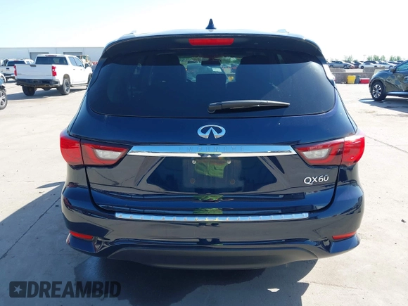 2020 Infiniti QX60 Pure with VIN 5N1DL0MN1LC506501, listed as a IAAI auction lot 41968177 with 53,128 mi miles and . Bid and sale history available at DreamBid. Image 16.
