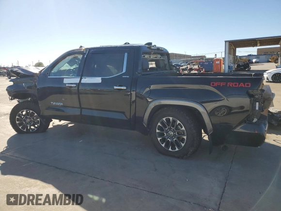 2022 Toyota Tundra Limited z VIN 5TFJA5DB0NX004543, wystawiony jako Copart lot #79259444 z przebiegiem 20 955 mil mil oraz Szkoda całkowita • Salvage title. Historia ofert i sprzedaży dostępna na DreamBid. Obrazek 2.