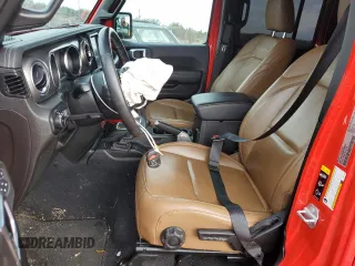 2021 Jeep Wrangler Unlimited Rubicon with VIN 1C4HJXFN6MW820324, listed as a Copart auction lot 85169434 with 48,391 mi miles and Salvage Title. Bid and sale history available at DreamBid. Image 7.