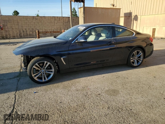 2018 BMW 4 Series 430i z VIN WBA4W3C51JAE99749, wystawiony jako Copart lot #50342855 z przebiegiem 96 696 mil mil oraz Szkoda całkowita • Salvage title. Historia ofert i sprzedaży dostępna na DreamBid. Obrazek 1.